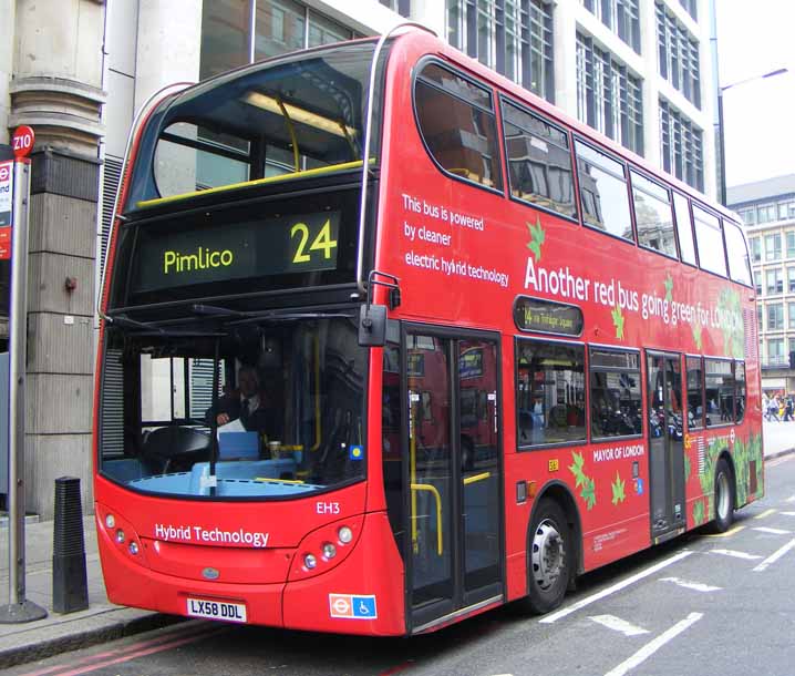 London General Alexander Dennis Enviro400H Hybrid EH3